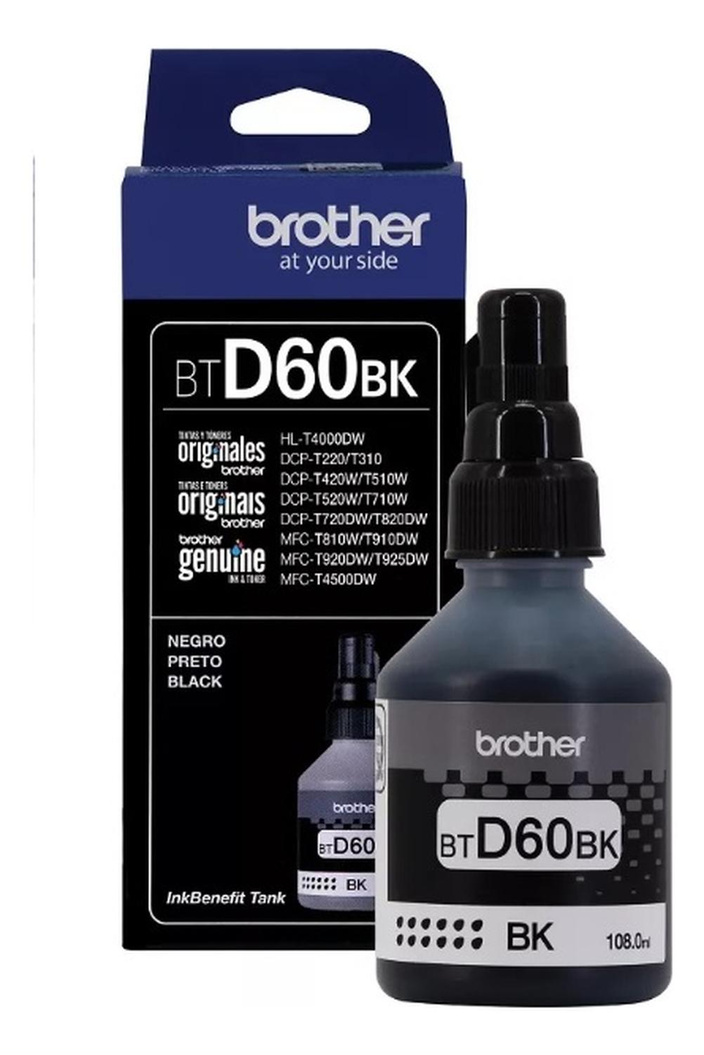 BOTELLA BROTHER NEGRO BTD60 ORIGINAL - 1
