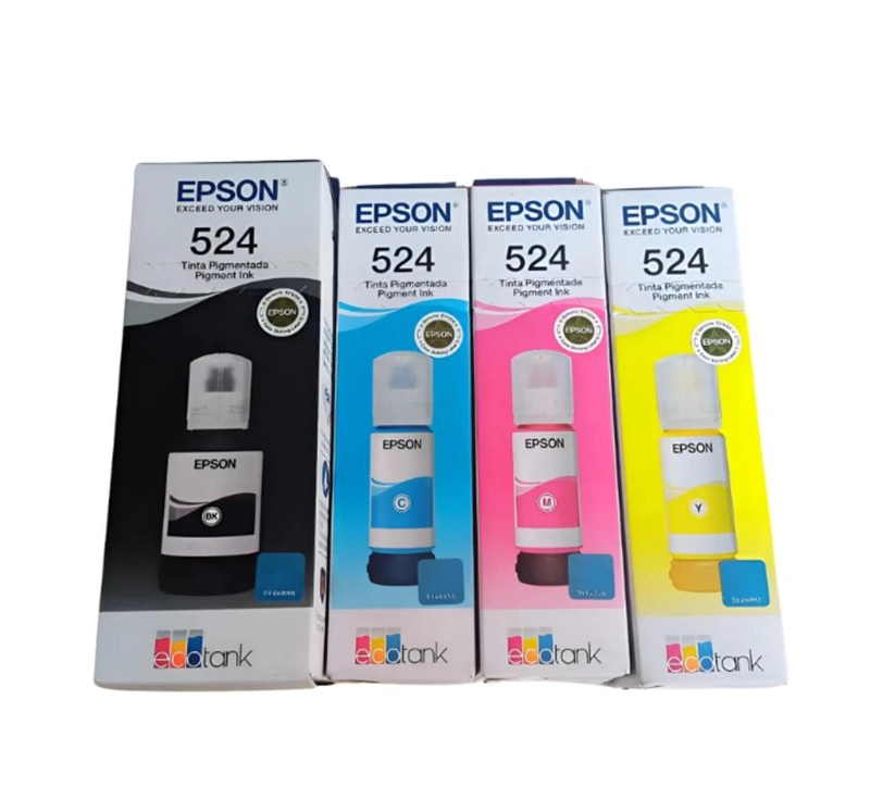 PACK EPSON TINTAS 524 ORIGINAL N/M/C/Y - 2