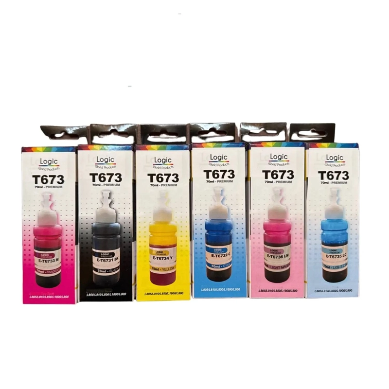 PACK TINTAS COMPATIBLE PARA T673 L800/L805/L810/L850 - 1