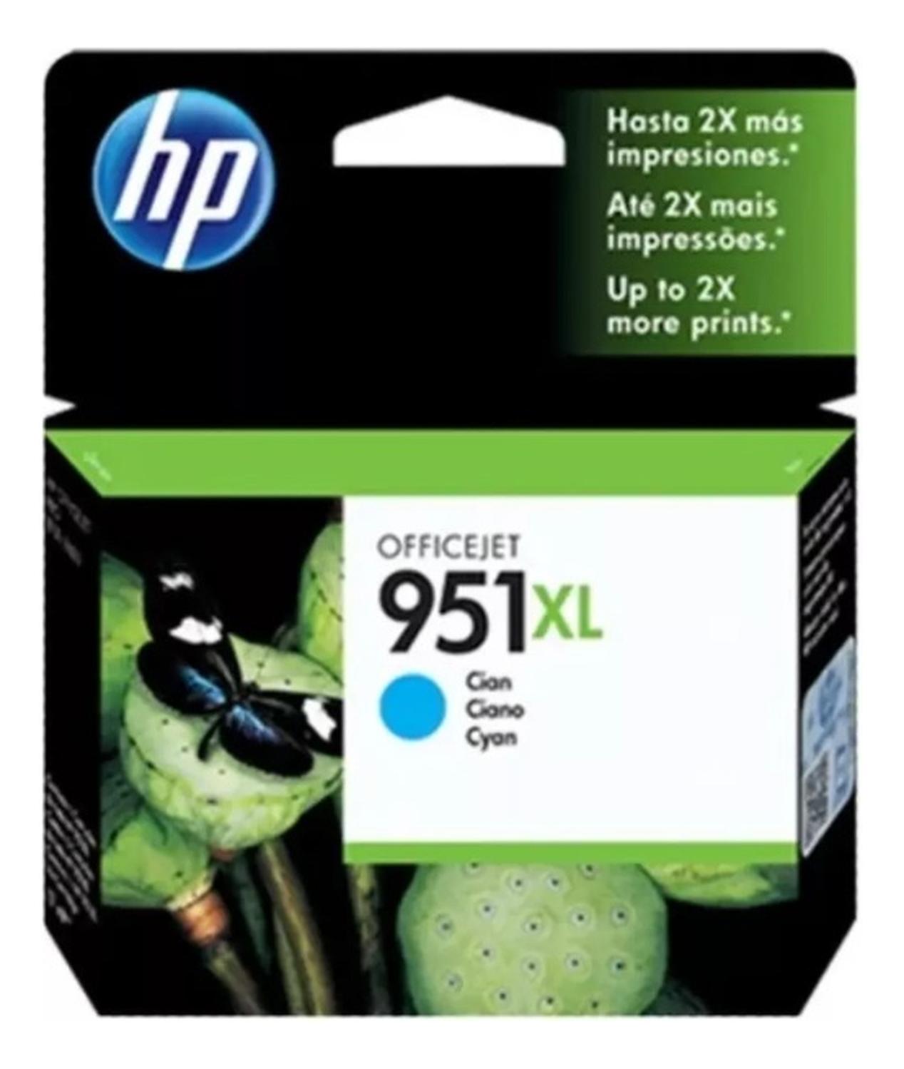 CARTUCHO HP CYAN 951XL ORIGINAL - 1