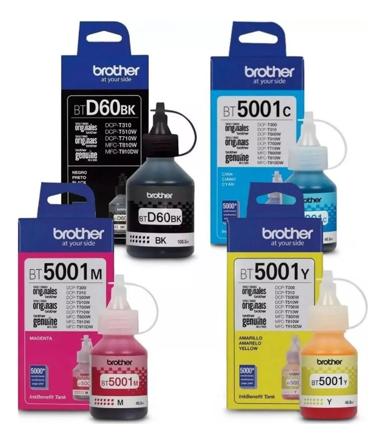 BOTELLAS DE TINTAS BTD60-BT5001 ORIGINAL PACK - 1