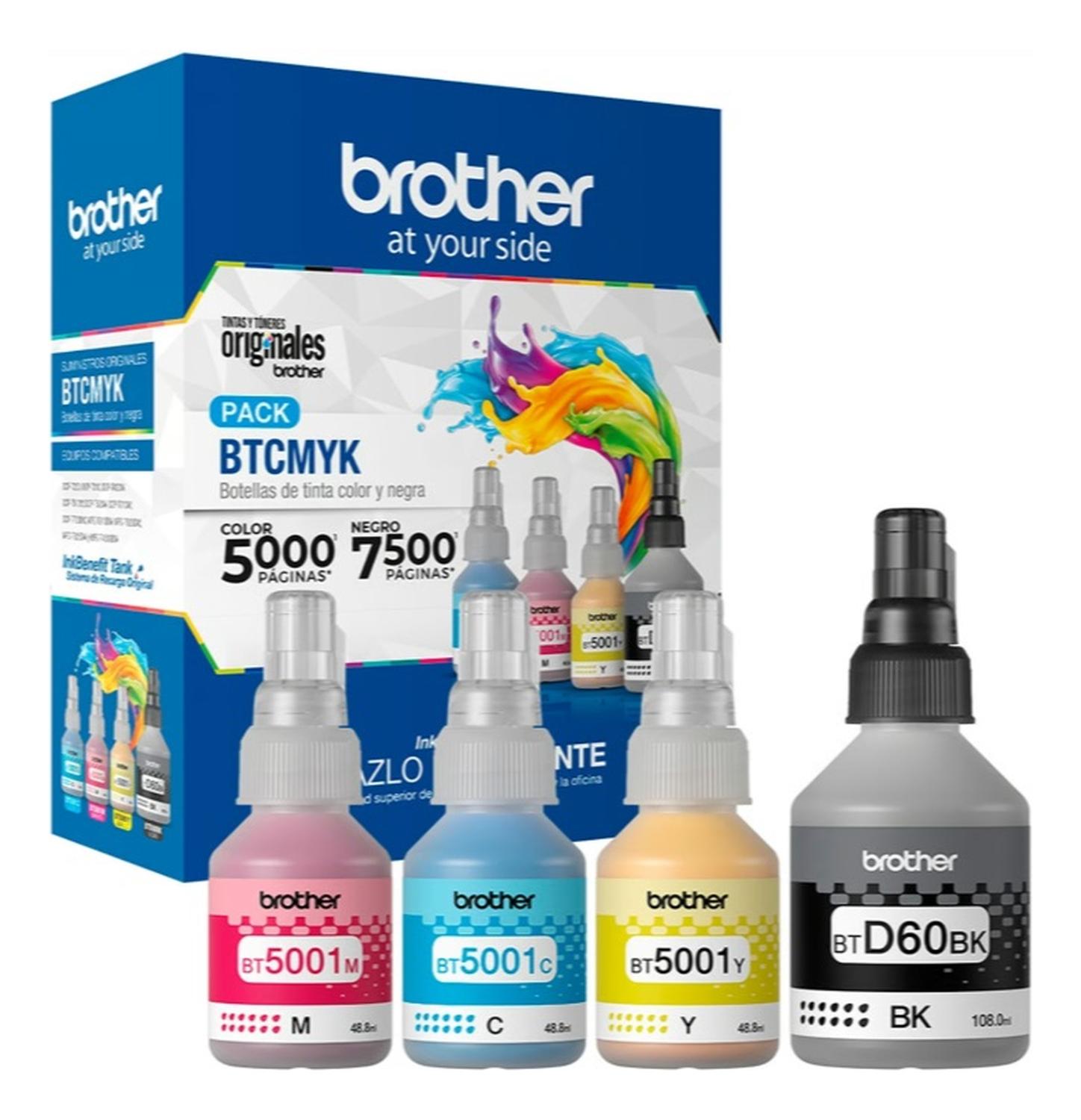 BOTELLAS DE TINTAS BTD60-BT5001 ORIGINAL PACK - 2
