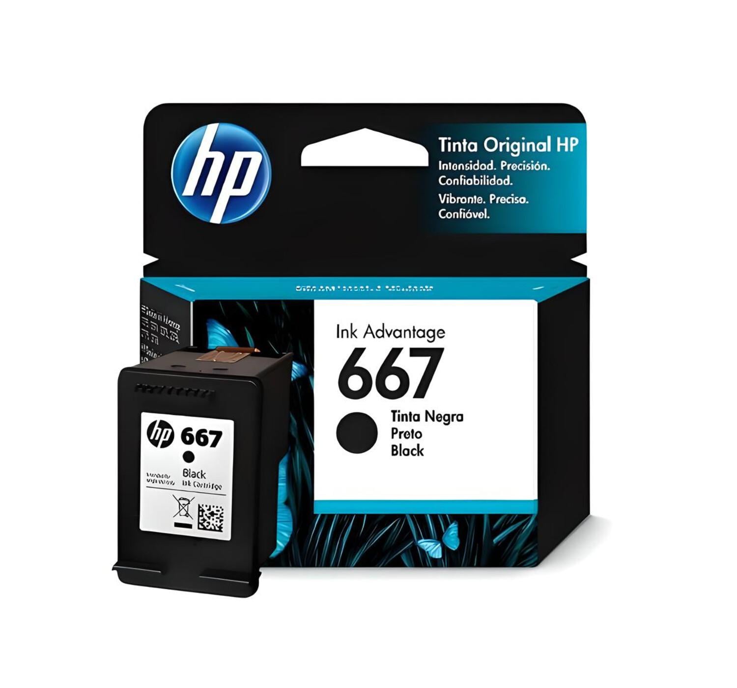 PACK HP NEGRO CARTUCHOS 667 ORIGINAL / TRICOLOR - 2