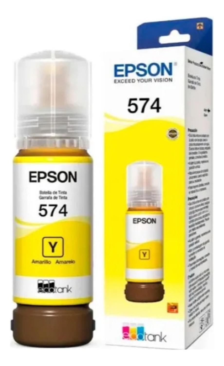 BOTELLA EPSON YELLOW 524 ORIGINAL - 1