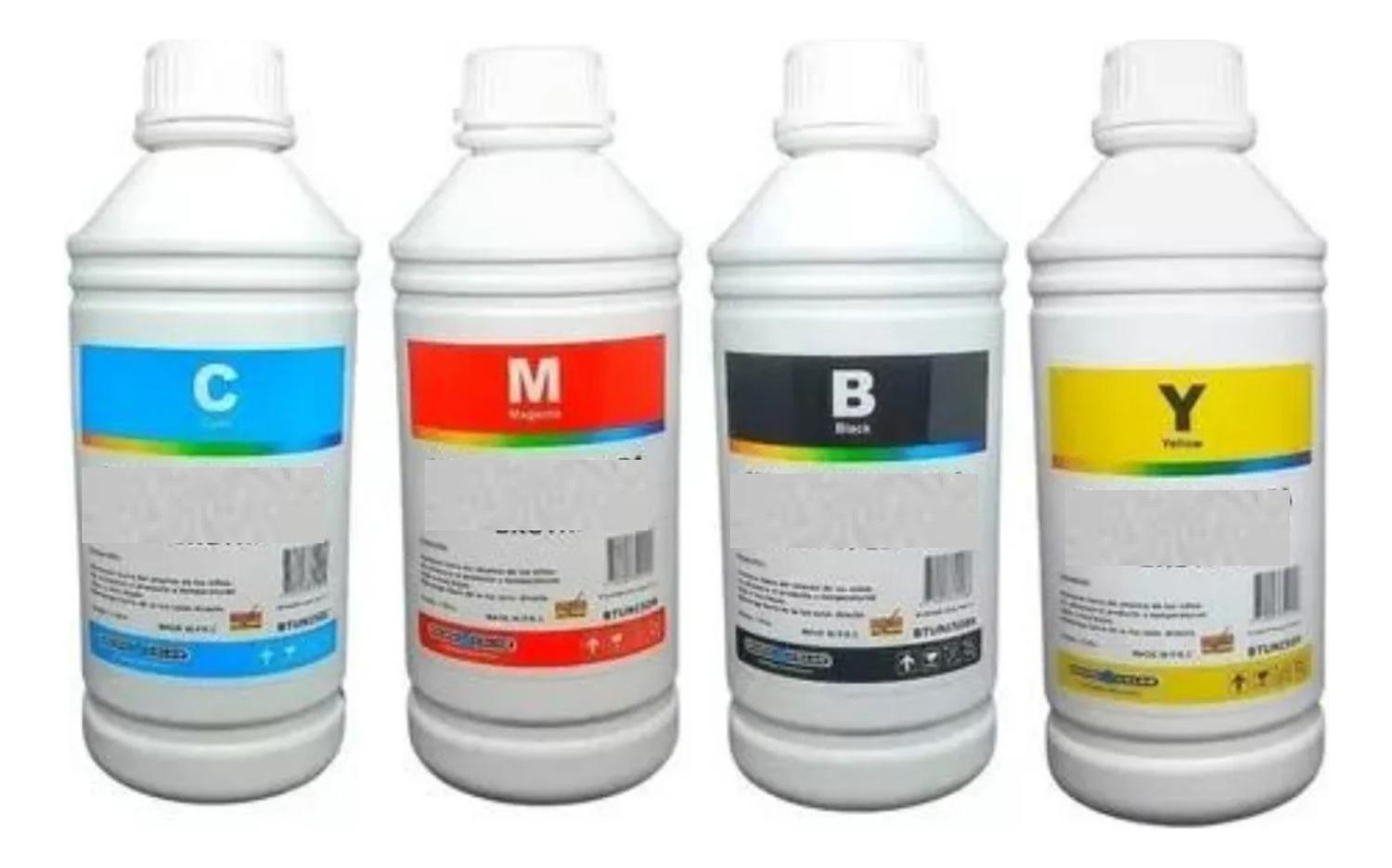 TINTAS UNIVERSALES GENE RICAS DE 1L - PACK COMPLETO N/M/C/Y - 1