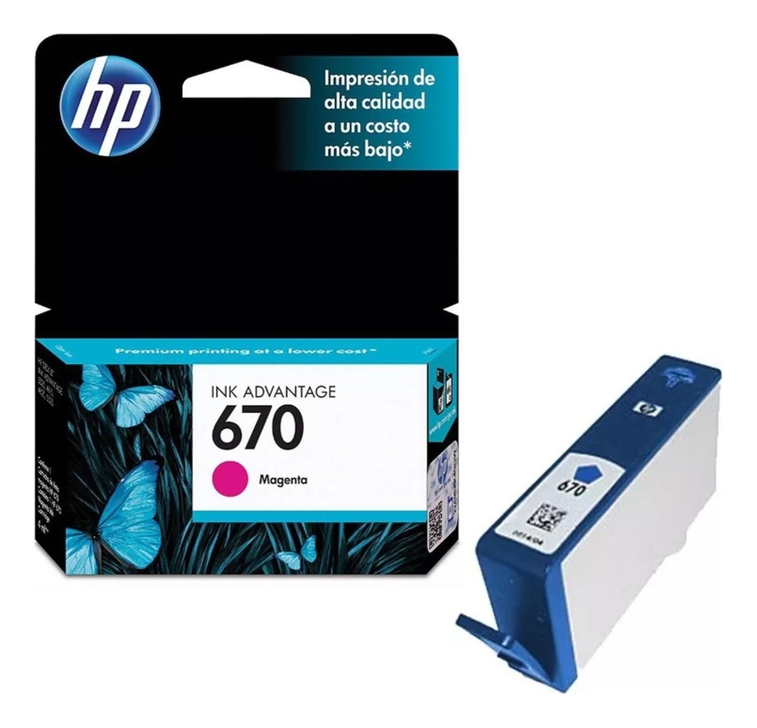 CARTUCHO HP MAGENTA 670 ORIGINAL - 2