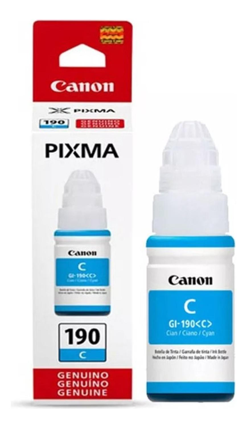 BOTELLA CANON CYAN 190 ORIGINAL - 1
