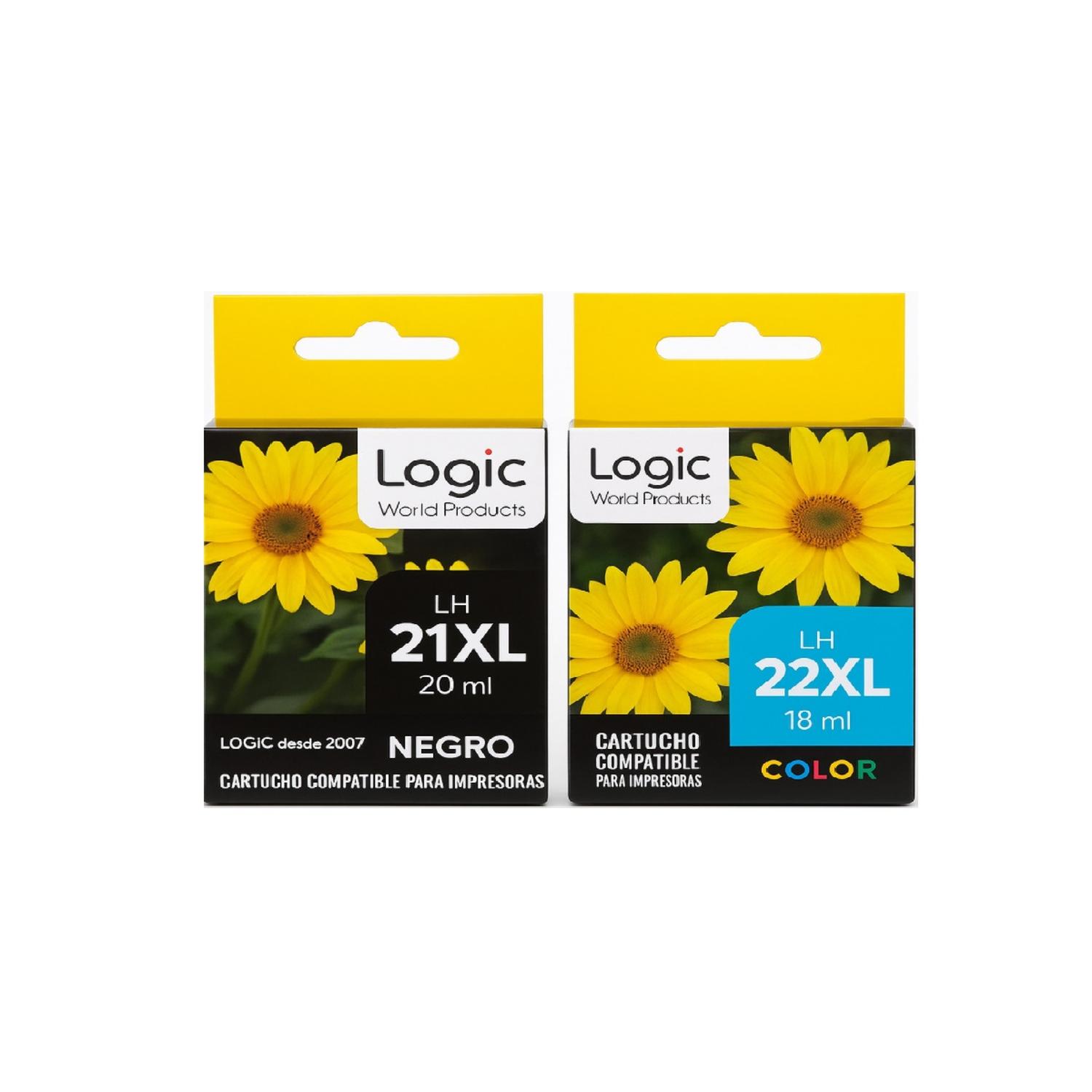 PACK TINTAS COMPATIBLE PARA 21XL-22XL F380 D1460 F2180 - 1