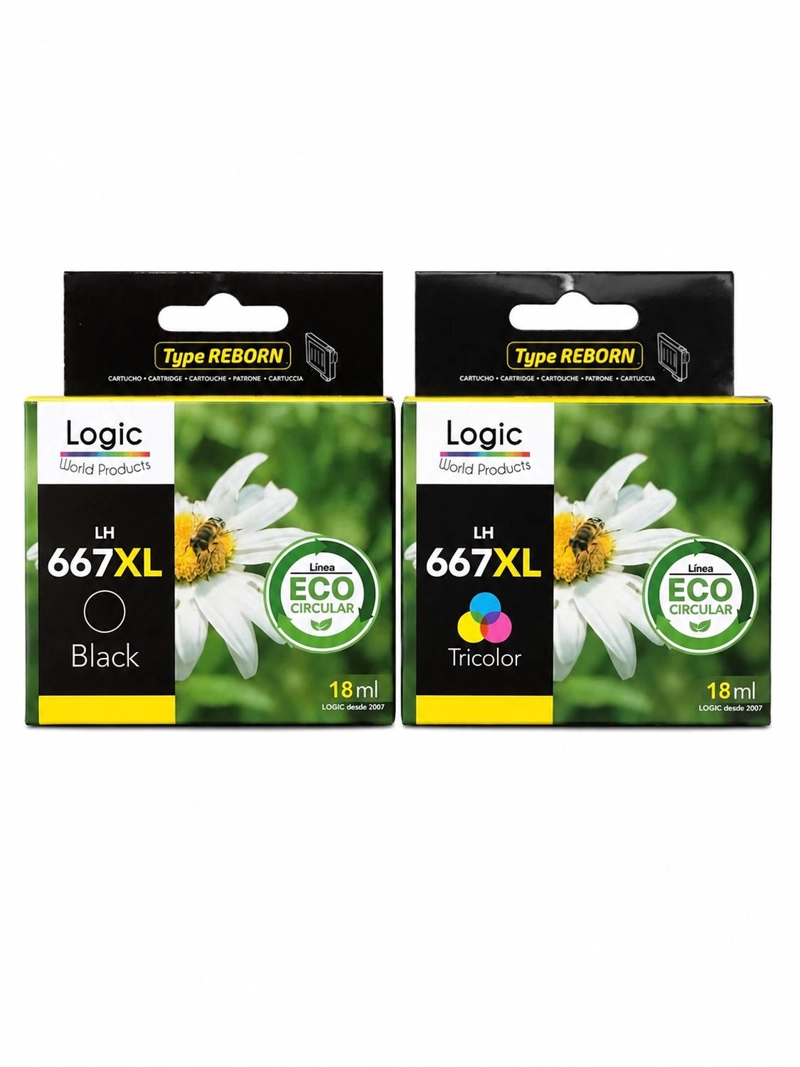 PACK TINTAS COMPATIBLE PARA 667XL 1275/2374/2375/2376/2775 - 1