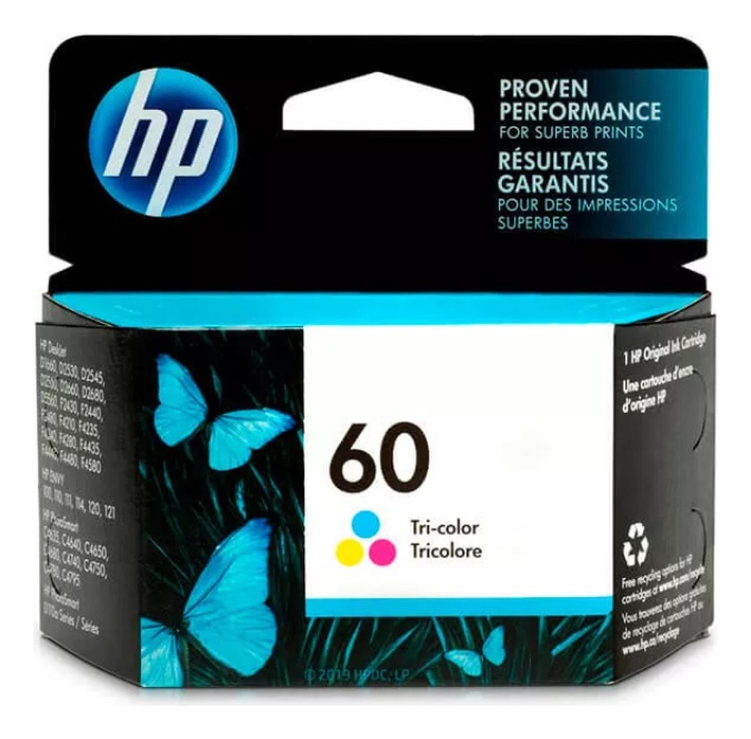 CARTUCHO HP 60 TRICOLOR ORIGINAL - 2