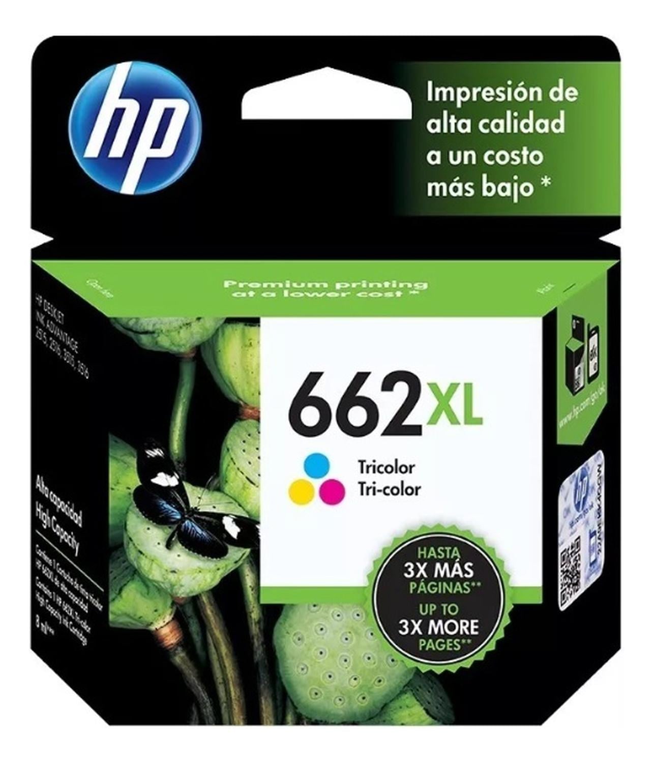 CARTUCHO HP 662XL TRICOLOR ORIGINAL - 1