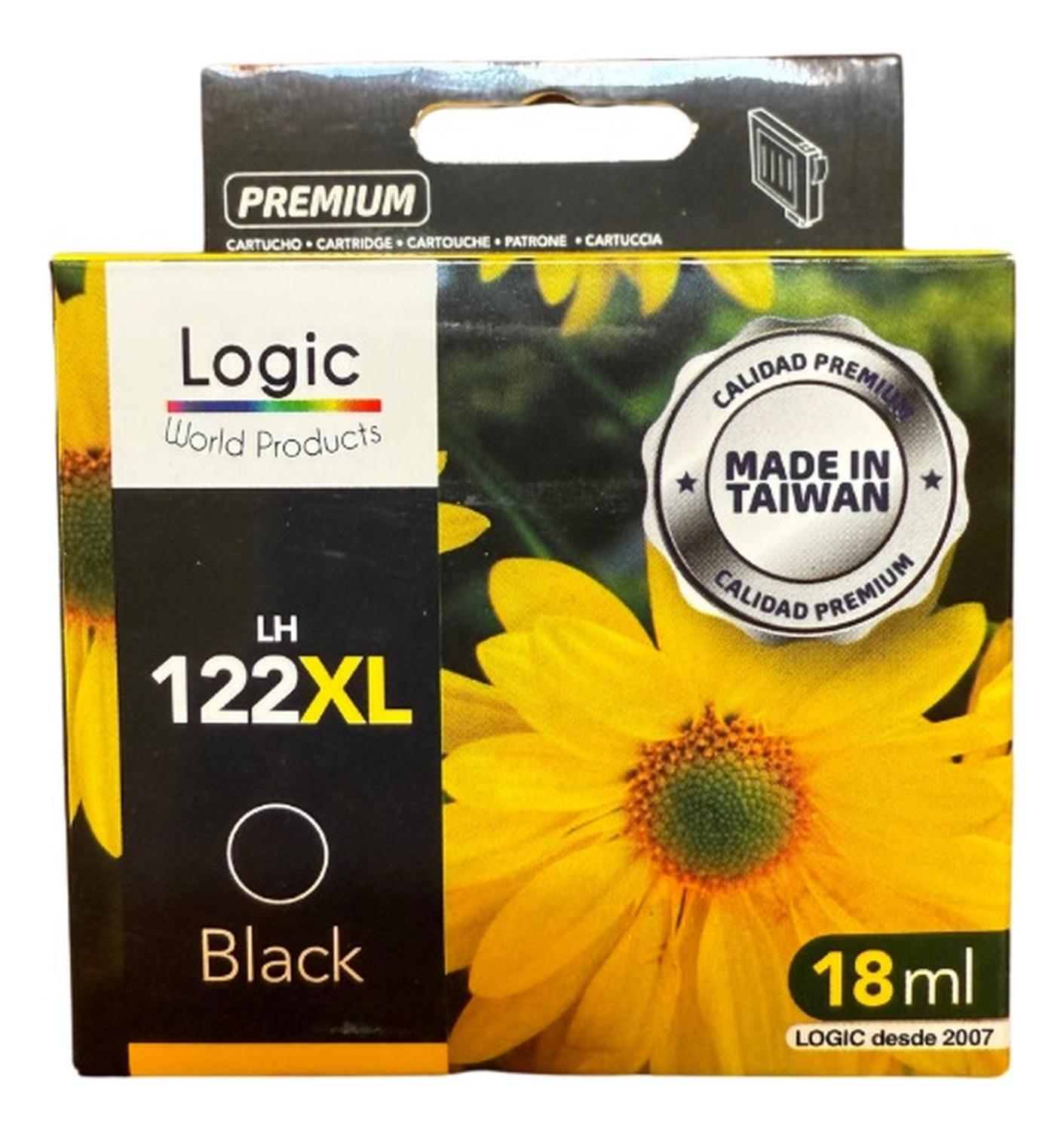 TINTA NEGRO COMPATIBLE PARA 122XL 1050/2000/2050&3000/3050 - 1