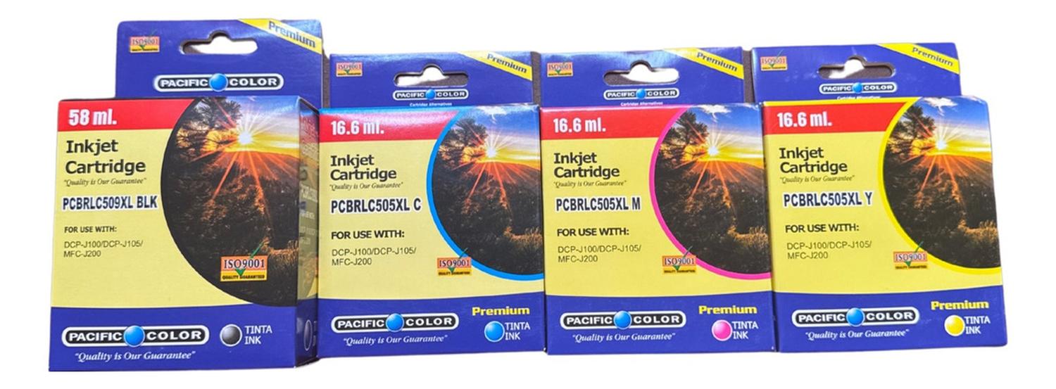 PACK TINTAS COMPATIBLE PARA LC509XL/505XL J100 J105 J200 - 1