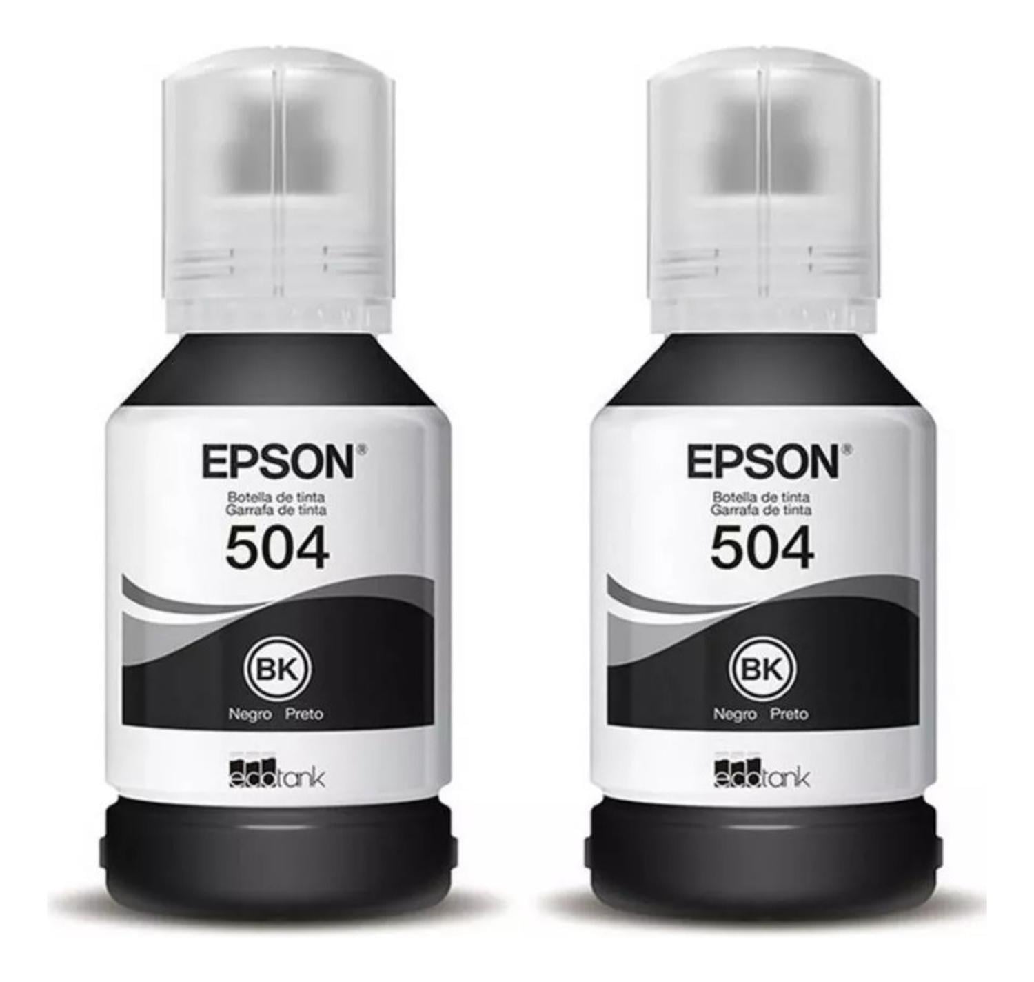 PACK 2 TINTAS EPSON NEGRO 504 ORIGINAL - 1
