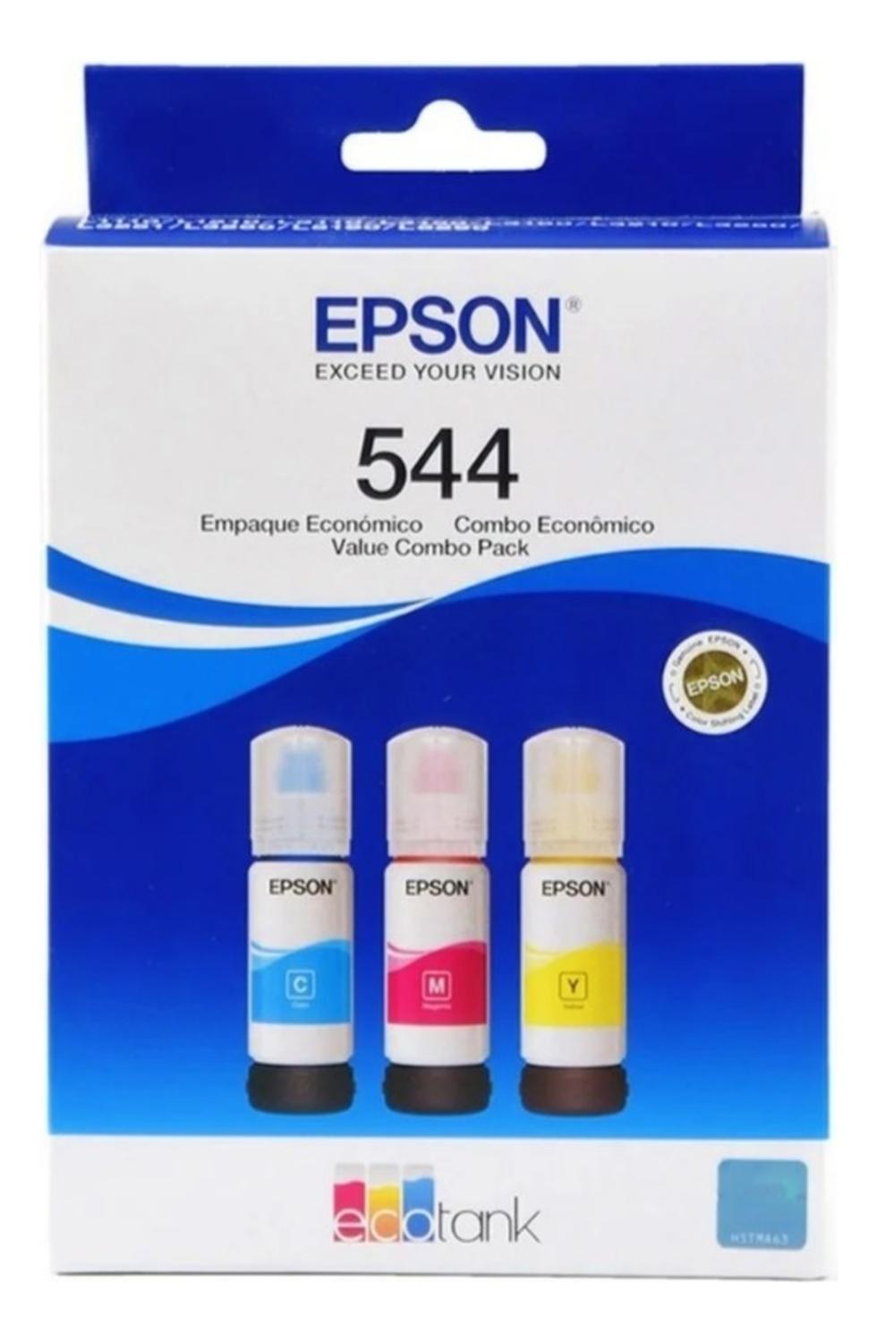PACK 3 TINTAS EPSON 544 M/C/Y ORIGINAL - 2