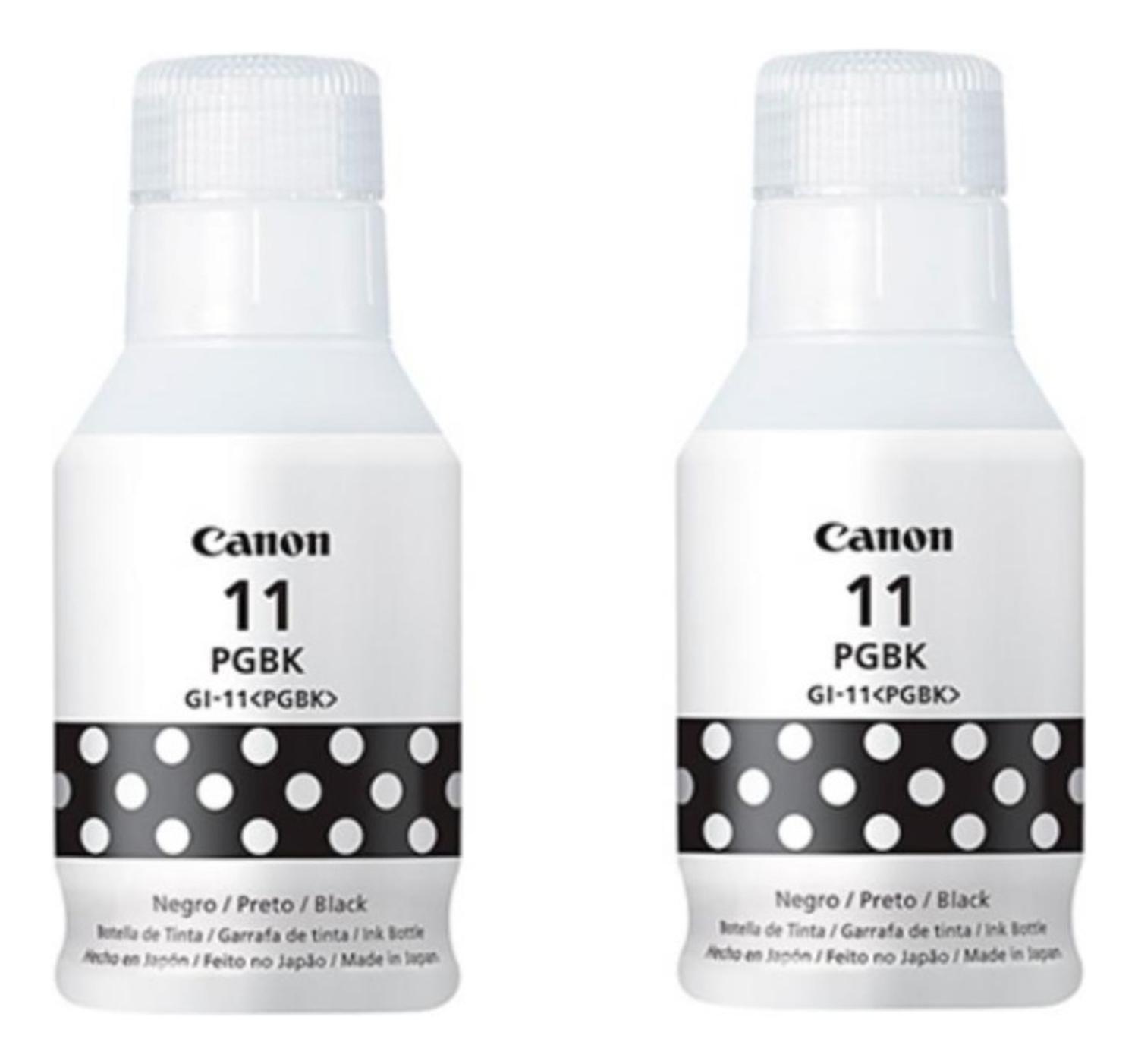 PACK 2 TINTAS CANON NEGRO GI-11 ORIGINAL - 1