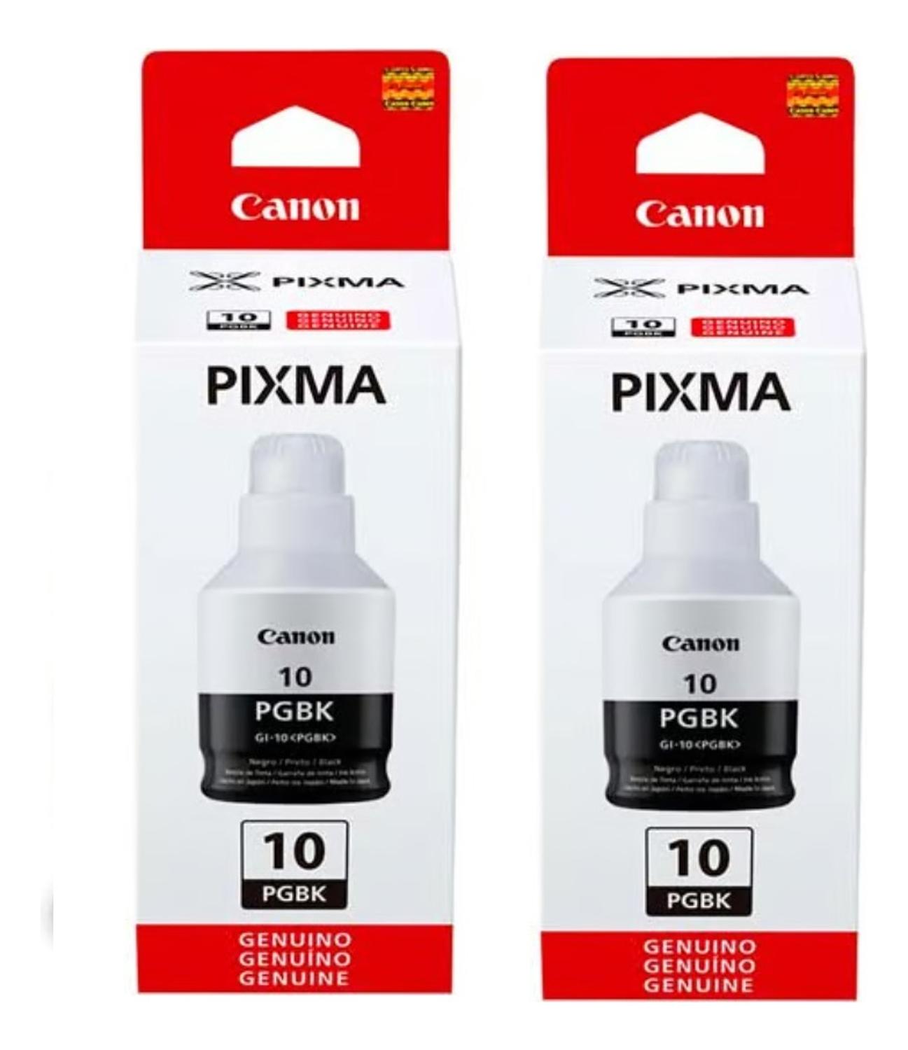PACK 2 TINTAS CANON NEGRO GI-10 ORIGINAL - 2