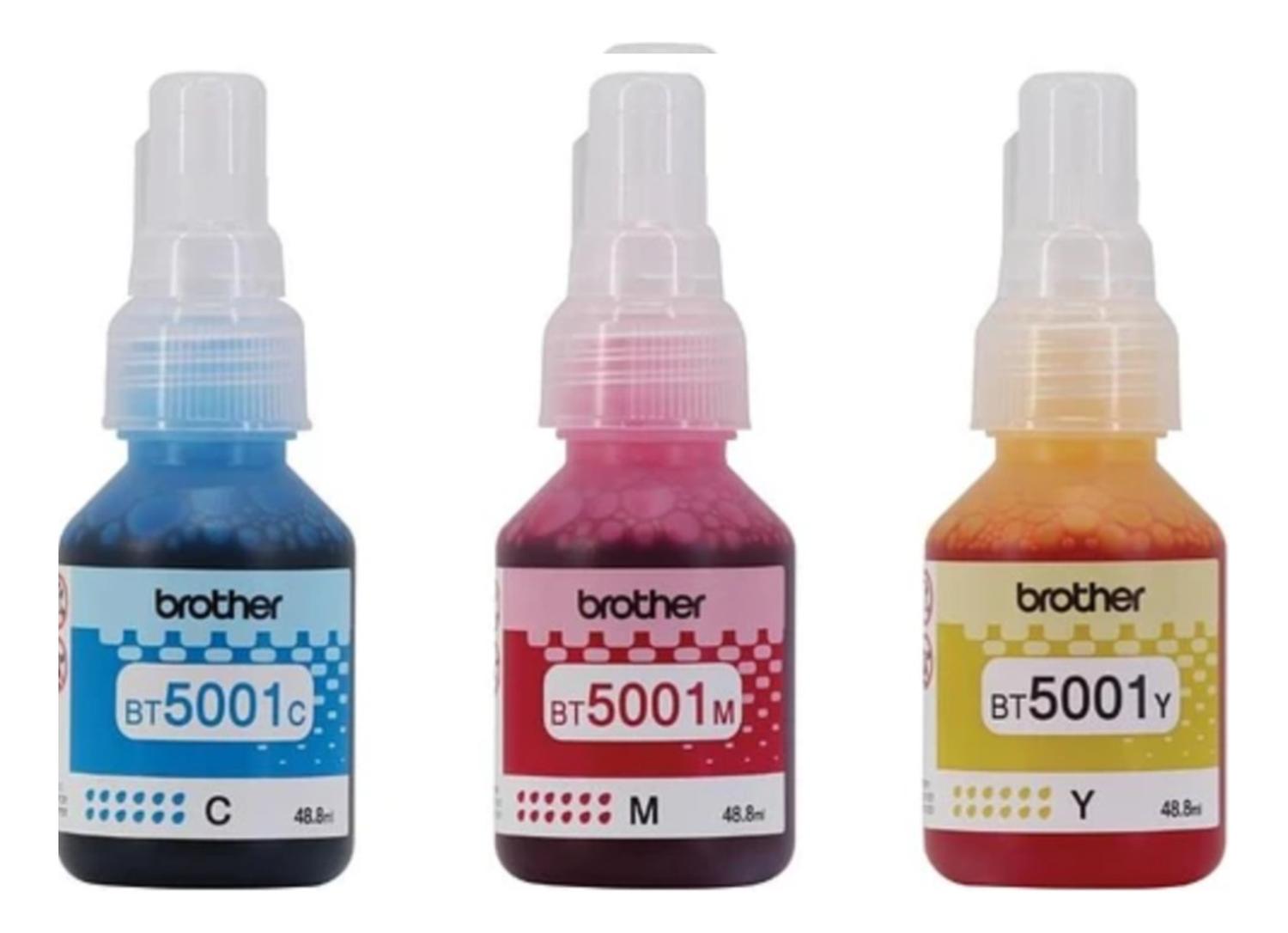 BOTELLAS DE TINTAS BROTHER BT5001 M/C/Y ORIGINAL PACK - 2