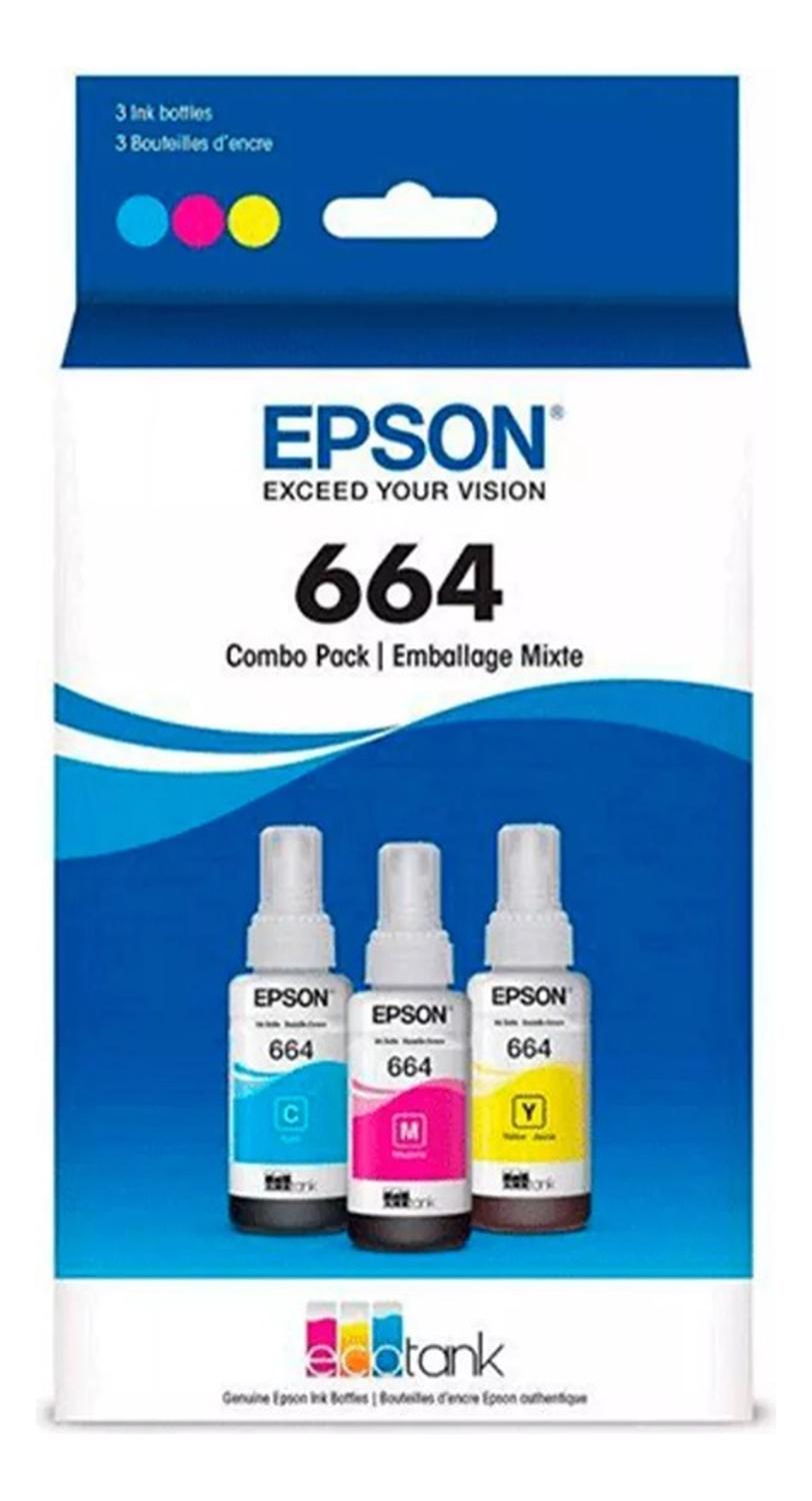 PACK 3 TINTAS EPSON 664 M/C/Y ORIGINAL - 2