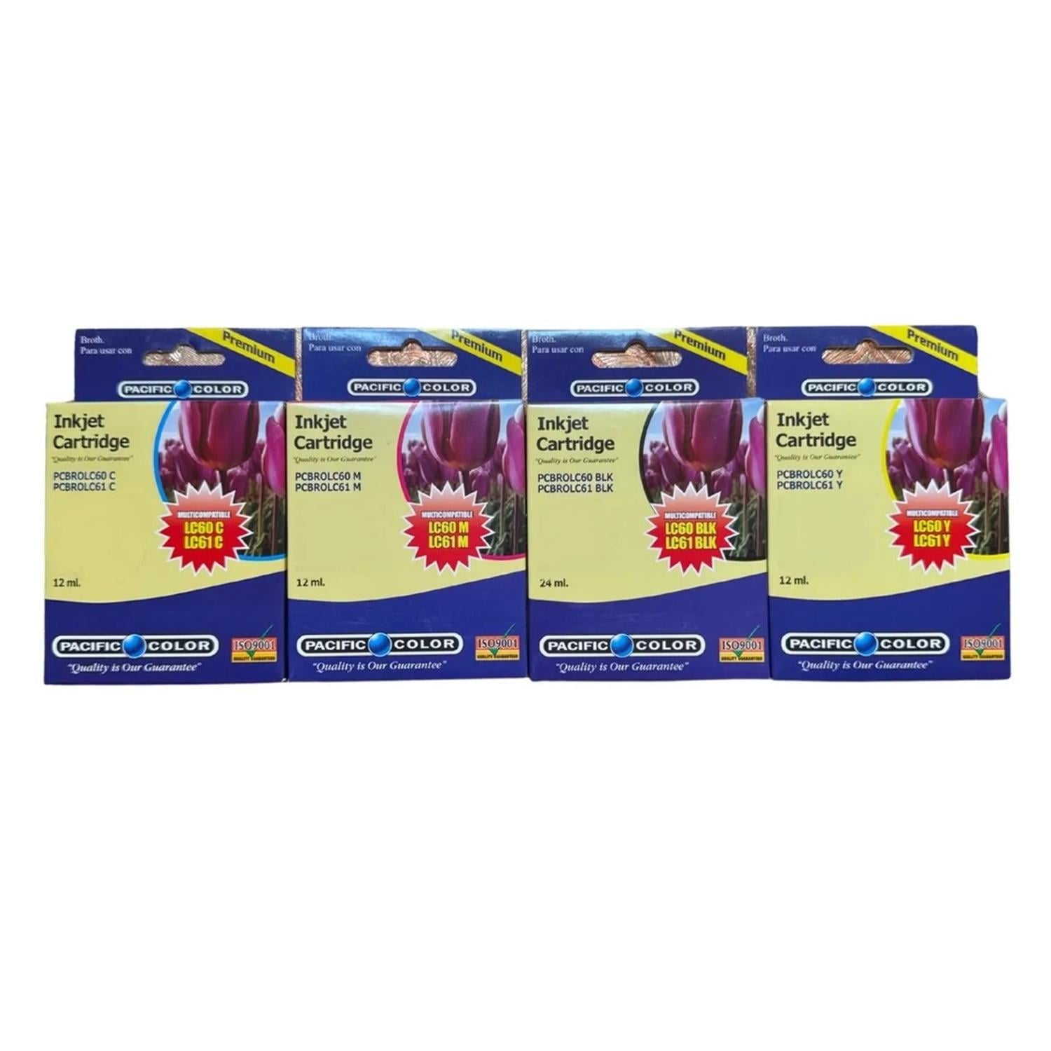 PACK TINTAS COMPATIBLE PARA LC60 145-C/185-C/375-CW - 1