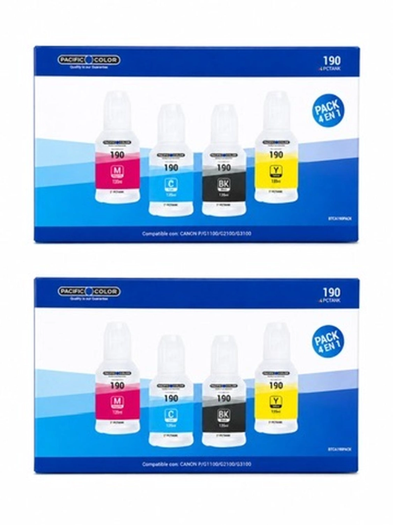 PACK X2 TINTAS COMPATIBLES PARA GI-190 G2110 G3110 G4110 - 1