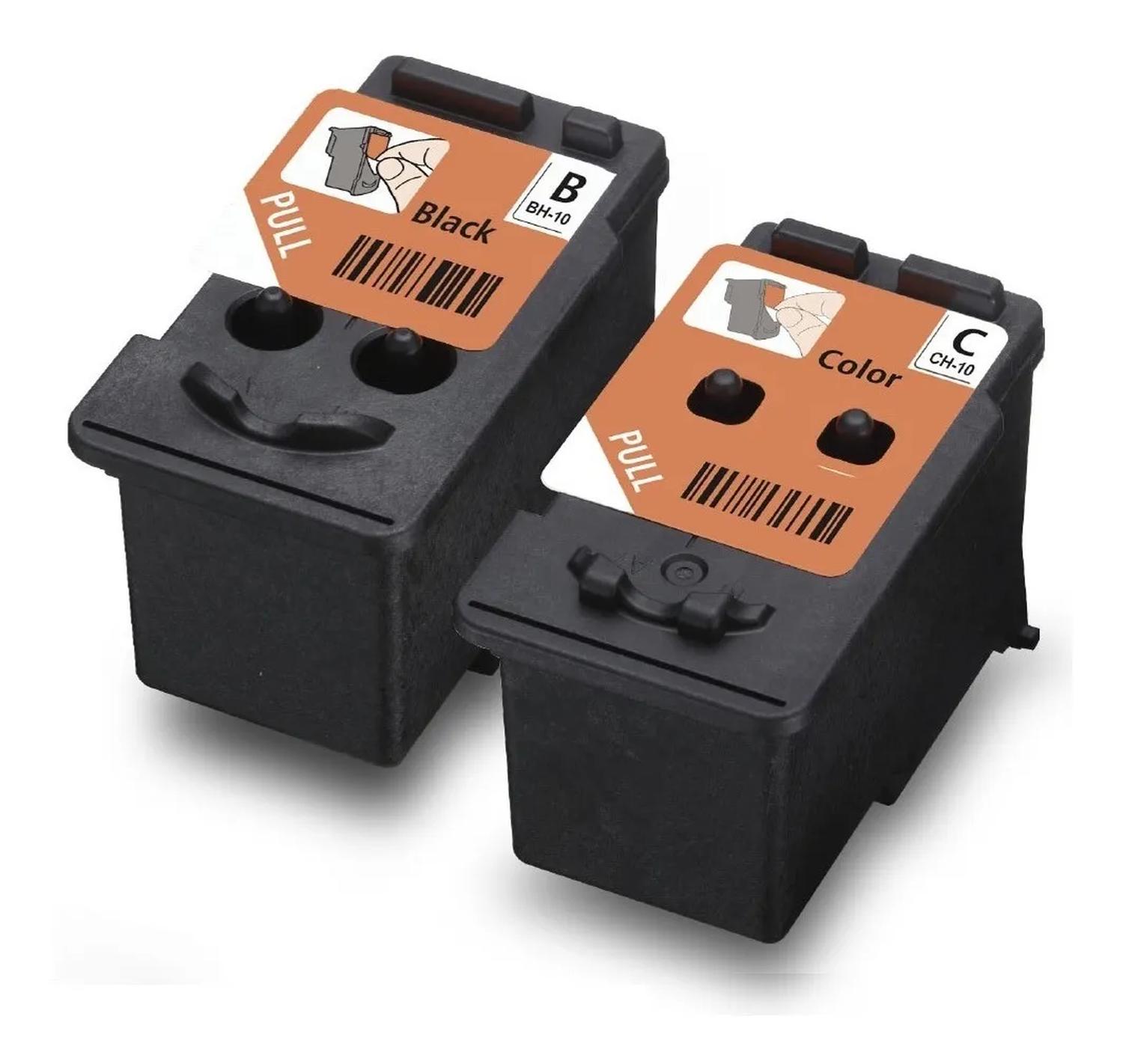 CABEZALES DE IMPRESION CANON BH-10 NEGRO + CH-10 COLOR ORIGINAL PACK - 1