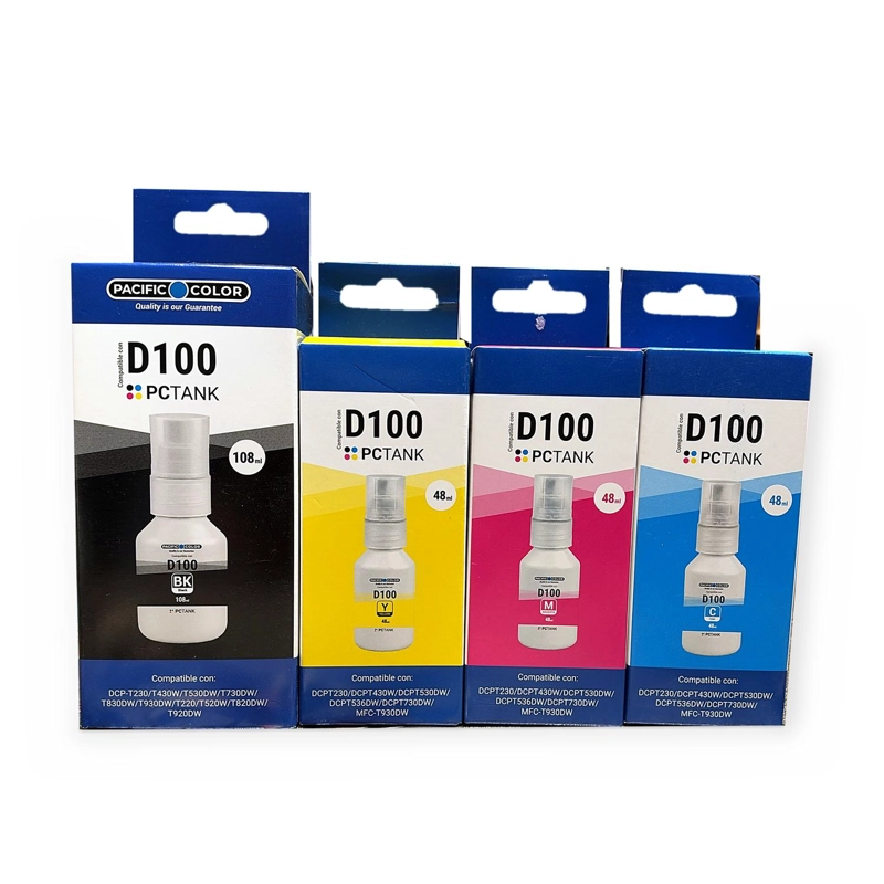 BOTELLAS DE TINTA COMPATIBLE PARA BTD100 PACK - 1