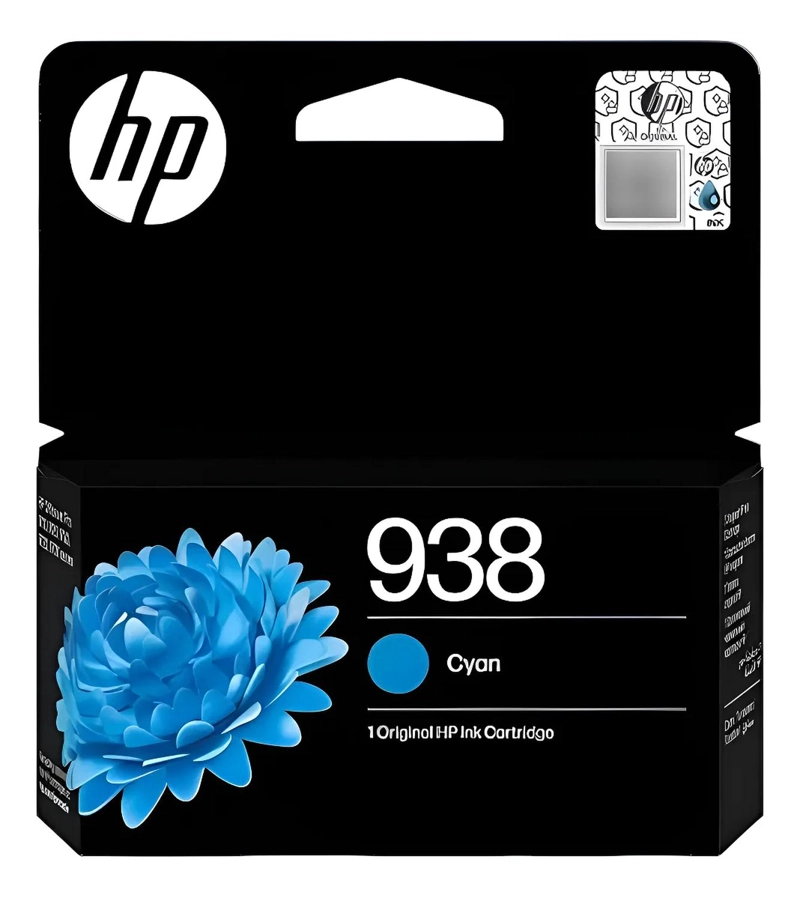 CARTUCHO DE TINTA HP 938 CYAN ORIGINAL - 1