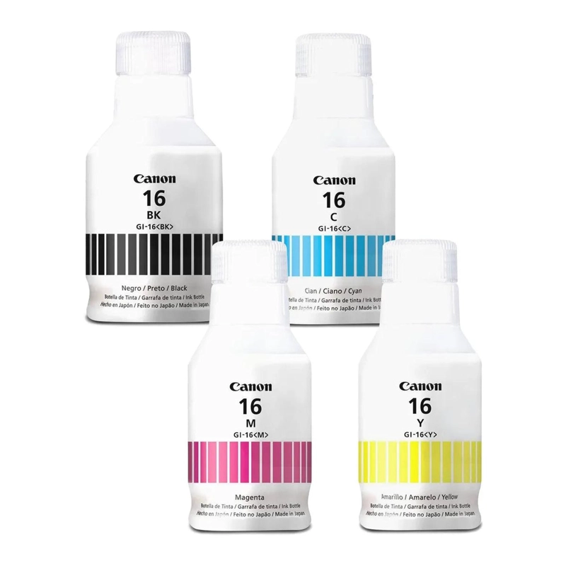 PACK BOTELLAS DE TINTA CANON GI-16 ORIGINAL - 1