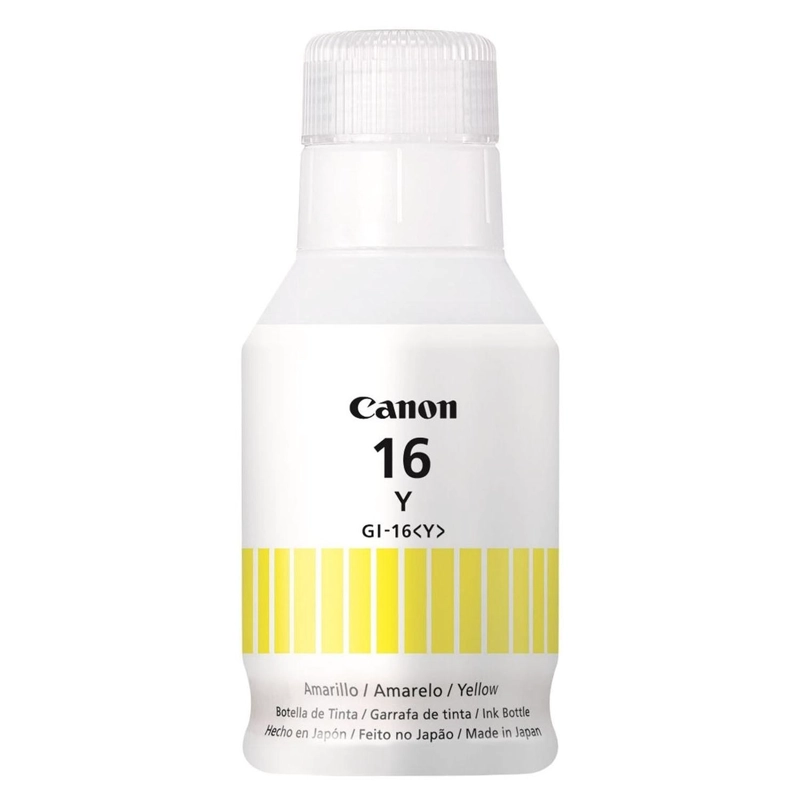 BOTELLA DE TINTA CANON GI-16 YELLOW ORIGINAL - 1