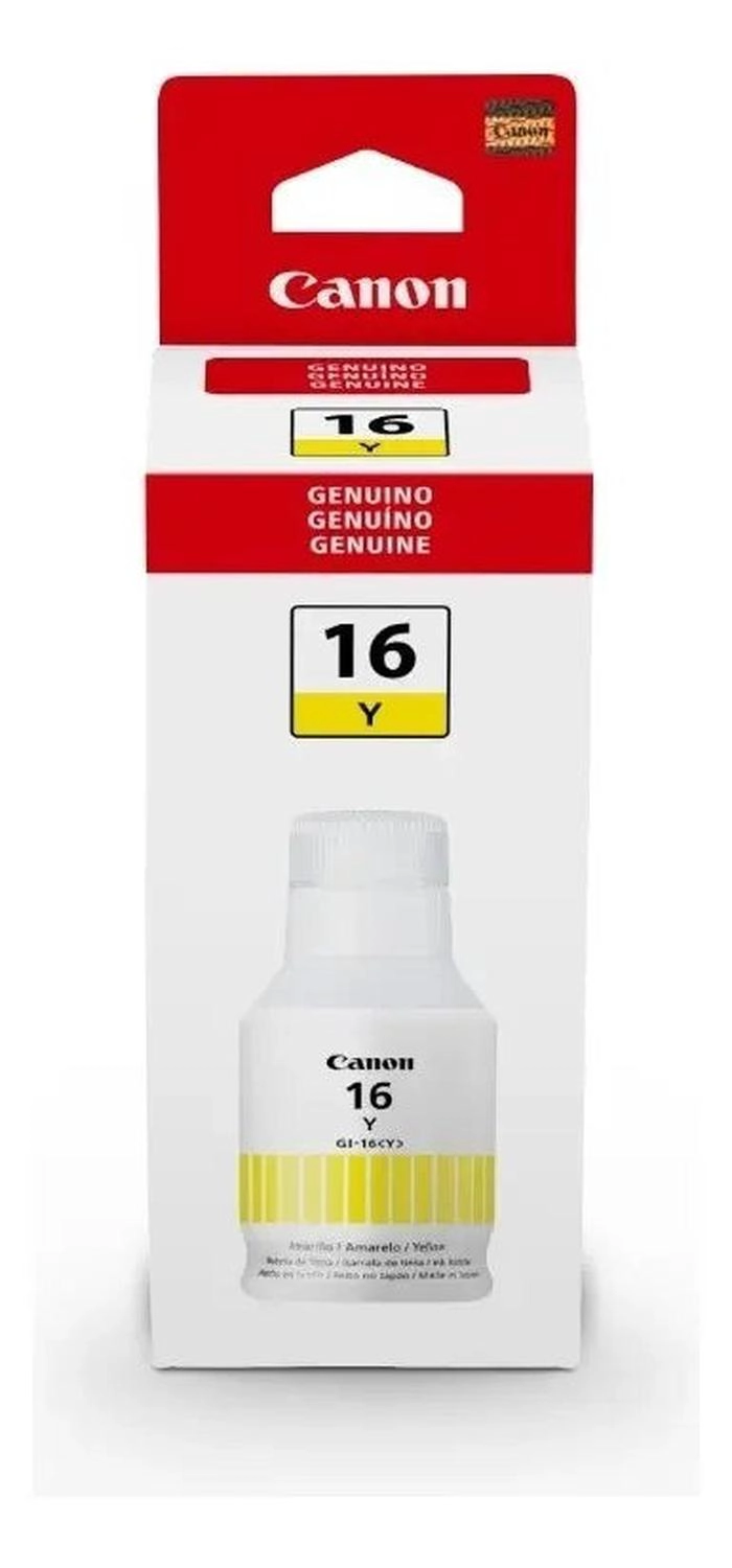 BOTELLA DE TINTA CANON GI-16 YELLOW ORIGINAL - 2