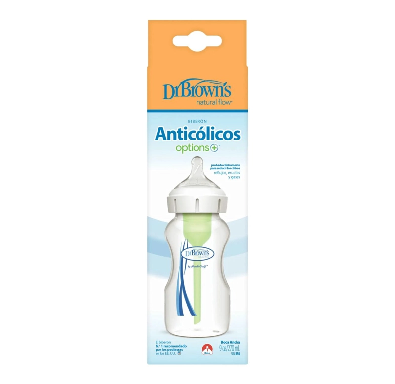 MAMADERA BOCA ANCHA DR. BROWNS OPTIONS+ 270 ML - 2