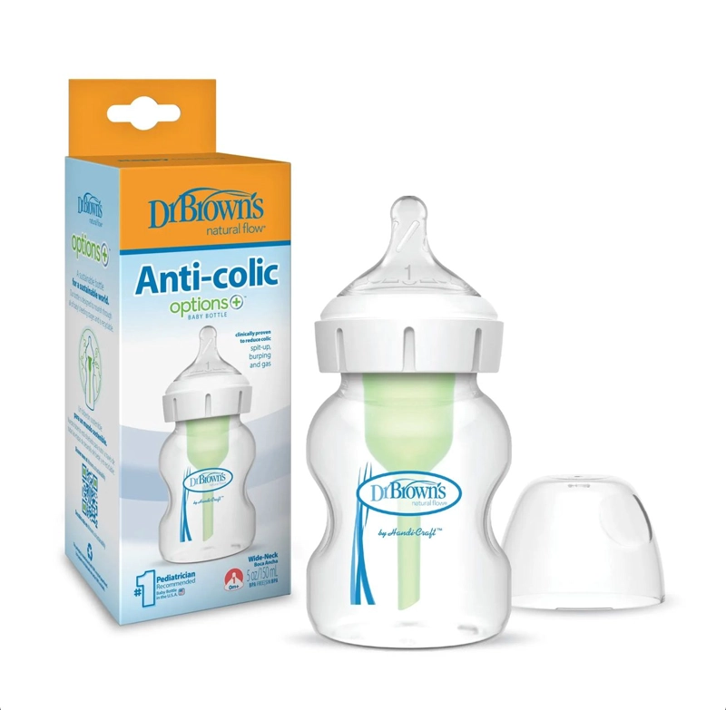 MAMADERA BOCA ANCHA OPTIONS+ 150ML DR. BROWNS - 2