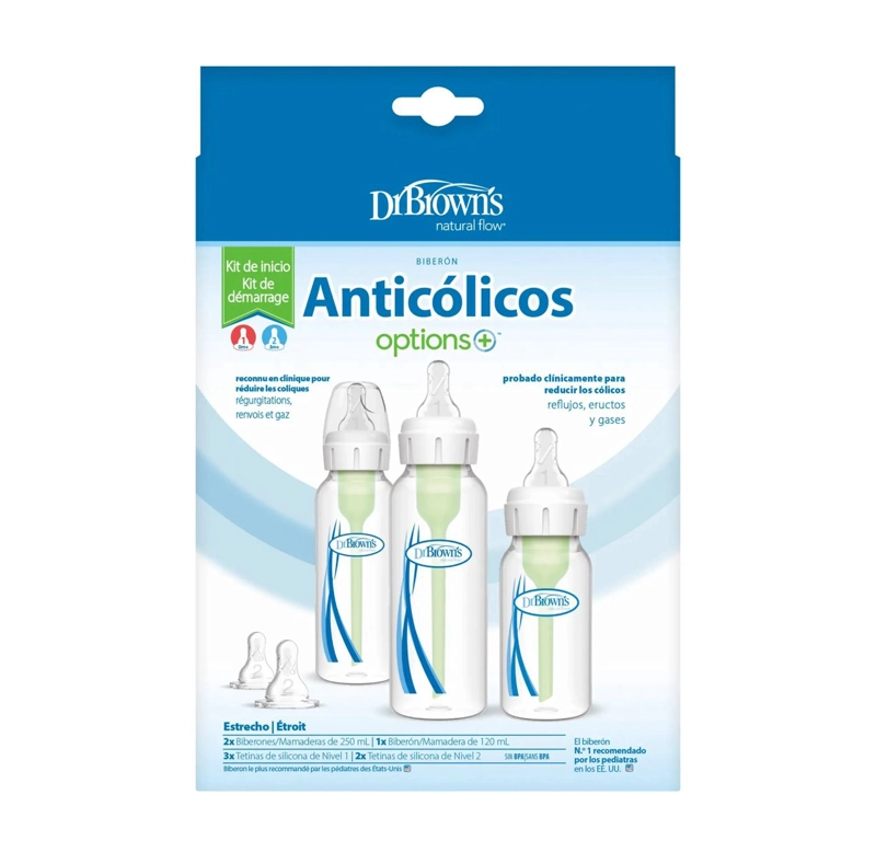KIT DE INICIO MAMADERA BOCA ESTANDAR OPTIONS+ DR. BROWNS - 2