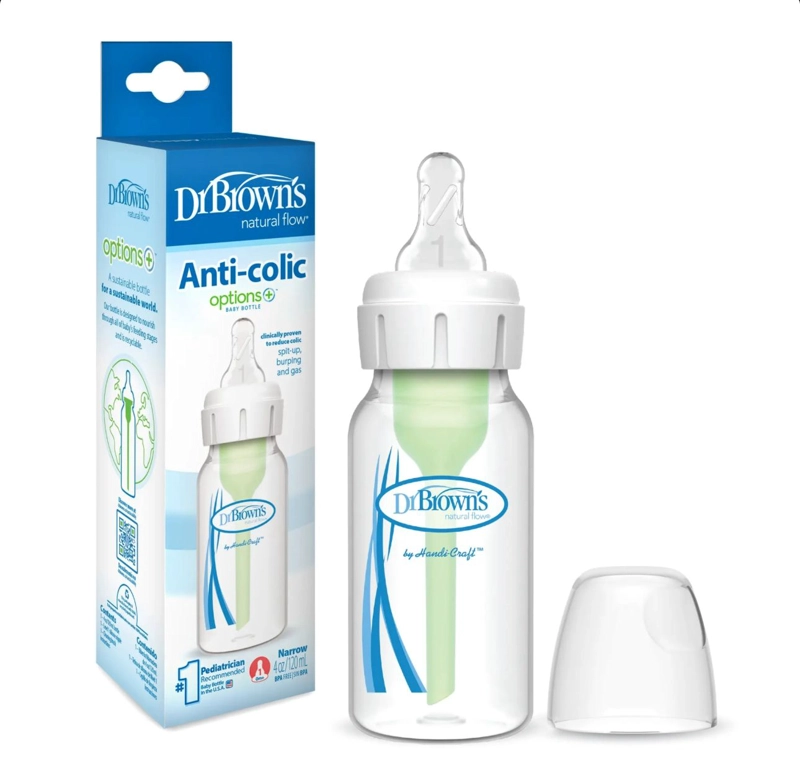 MAMADERA ESTANDAR ANTICOLICO OPTIONS+ 120ML DR. BROWNS - 1