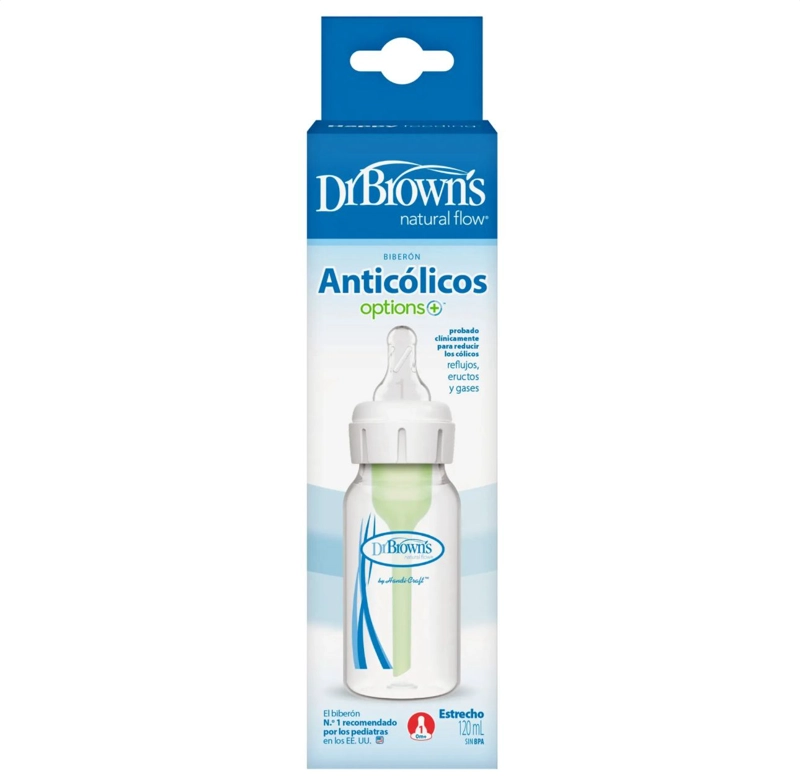 MAMADERA ESTANDAR ANTICOLICO OPTIONS+ 120ML DR. BROWNS - 3
