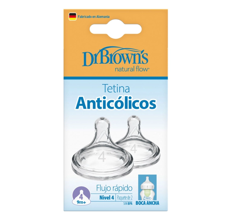 TETINA BOCA ANCHA OPTIONS+ 9M+ CORTE “Y”  DR. BROWN S - 1