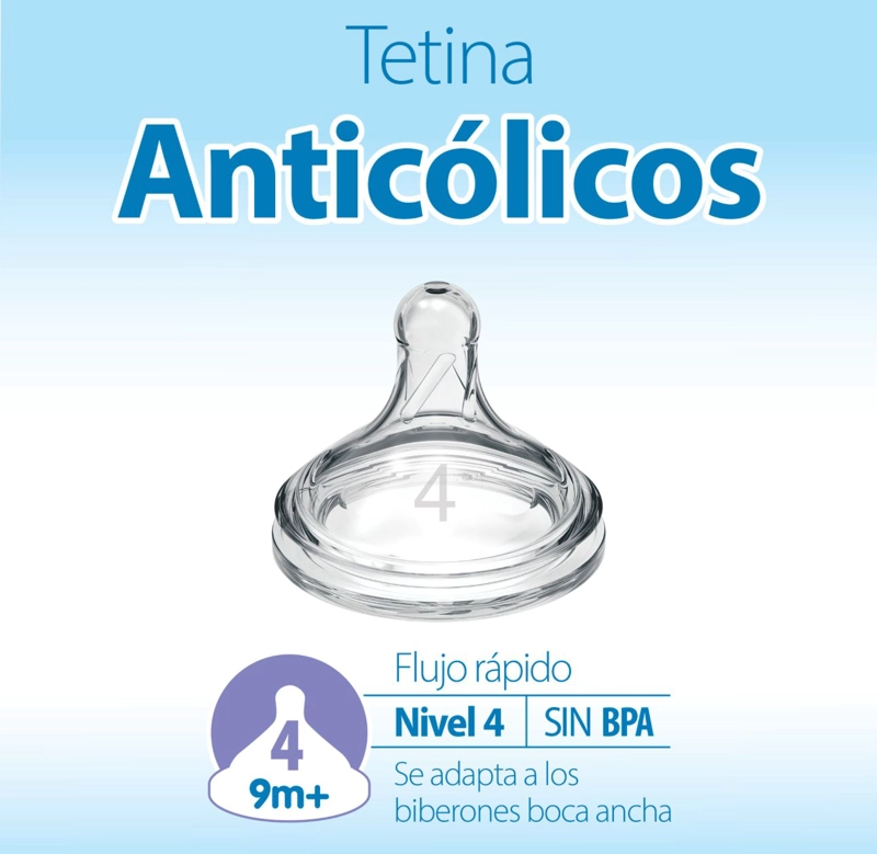 TETINA BOCA ANCHA OPTIONS+ 9M+ CORTE “Y”  DR. BROWN S - 3