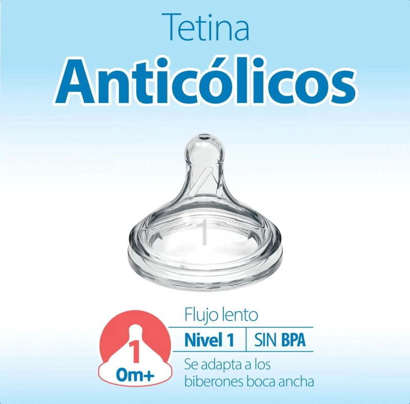 TETINA BOCA ANCHA OPTIONS+ 9M+ CORTE “Y”  DR. BROWN S - 3