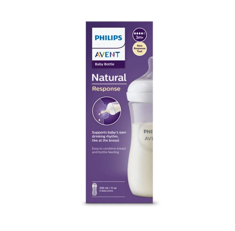 MAMADERA AVENT NATURAL RESPONSE 3M+ 330 ML - 2