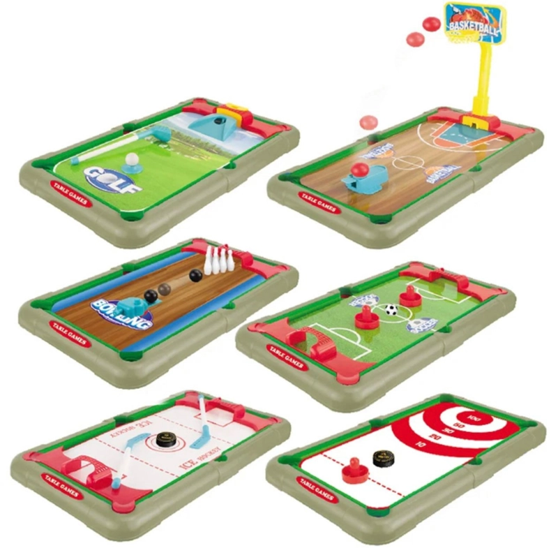 JUEGO DE MESA 7EN 1 - BILLAR-FUTBOL-BOWLING-BASKET NIÑOS - 1