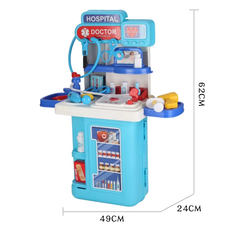 SET DOCTOR MEDICINA JUGUETE MALETA JUEGO DE ROLES NIÑOS - 2