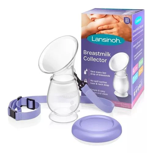 RECOLECTOR DE LECHE MATERNA SILICONA LANSINOH - 1
