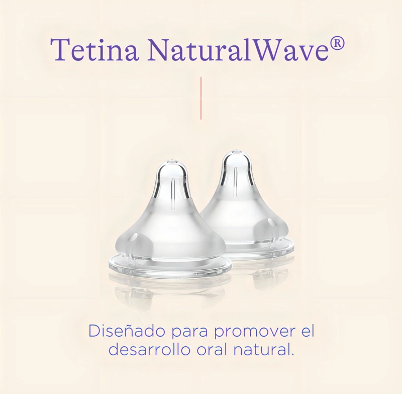 TETINA NATURAL WAVE REPUESTOS LANSINOH 2UNID FLUIDO MEDIO - 2