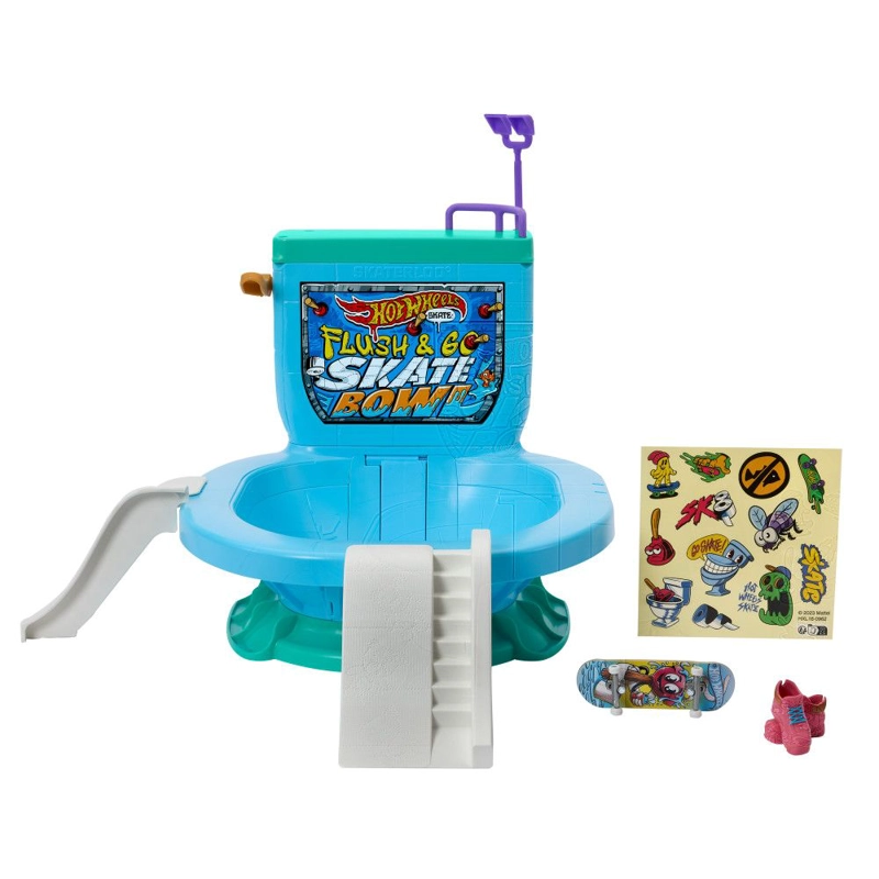 PISTA DE JUGUETE - HOT WHEELS SKATE - SET BOWL MULTICOLOR - 1