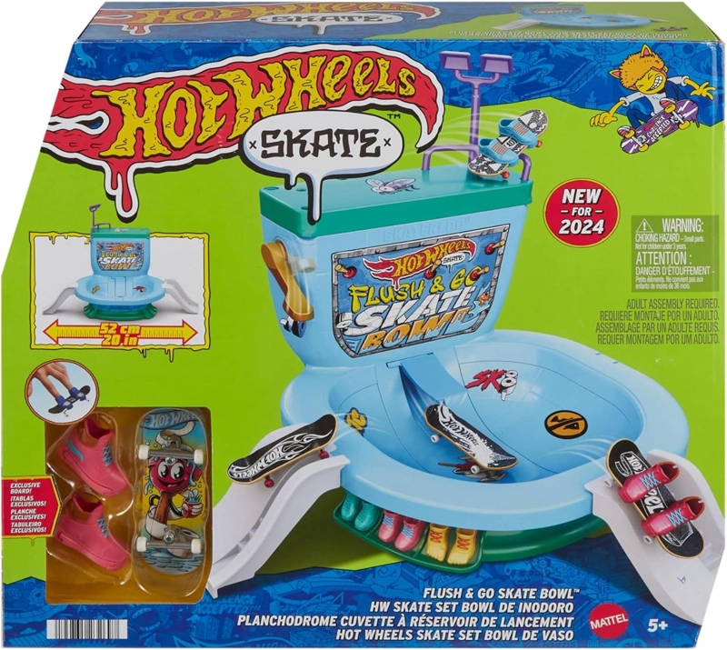 PISTA DE JUGUETE - HOT WHEELS SKATE - SET BOWL MULTICOLOR - 2