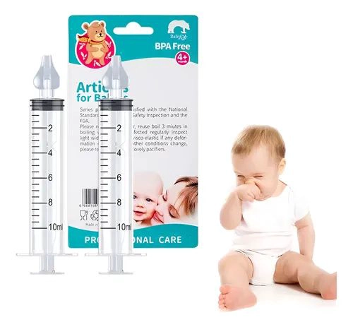 JERINGA ASPIRADOR NASAL BEBE  - NIÑOS LIMPIADOR NASAL - 2