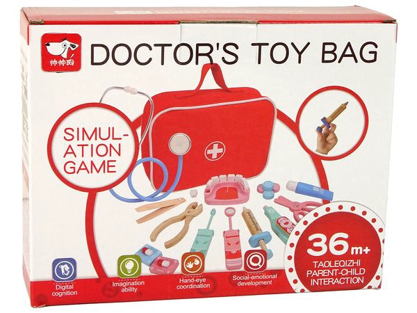 SET JUEGO DE ROLES DOCTOR- DENTISTA JUEGO MADERA NIÑOS - 2