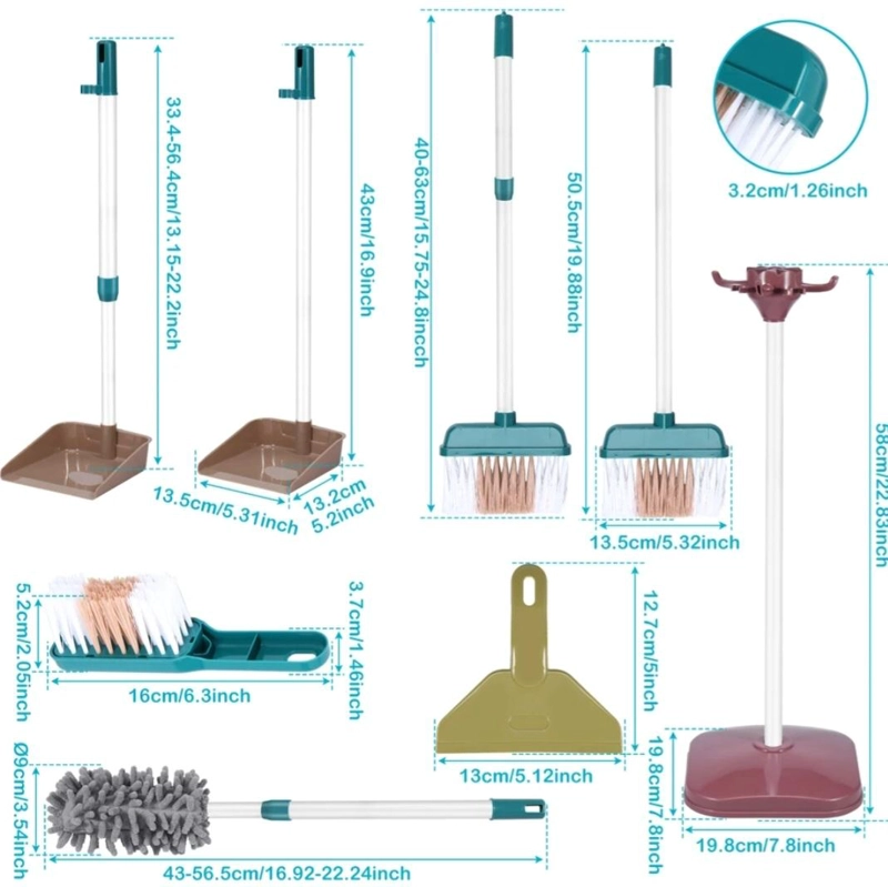 JUGUETE DE LIMPIEZA SET DE ASEO DIDACTICO NIÑOS - 3