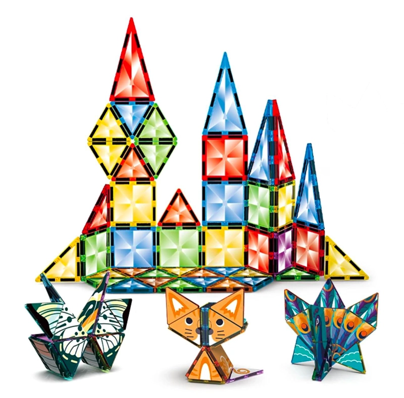 JUEGO DE CONSTRUCCION MAGNE TICOS IMAN ANIMALES - VARIOS - 1